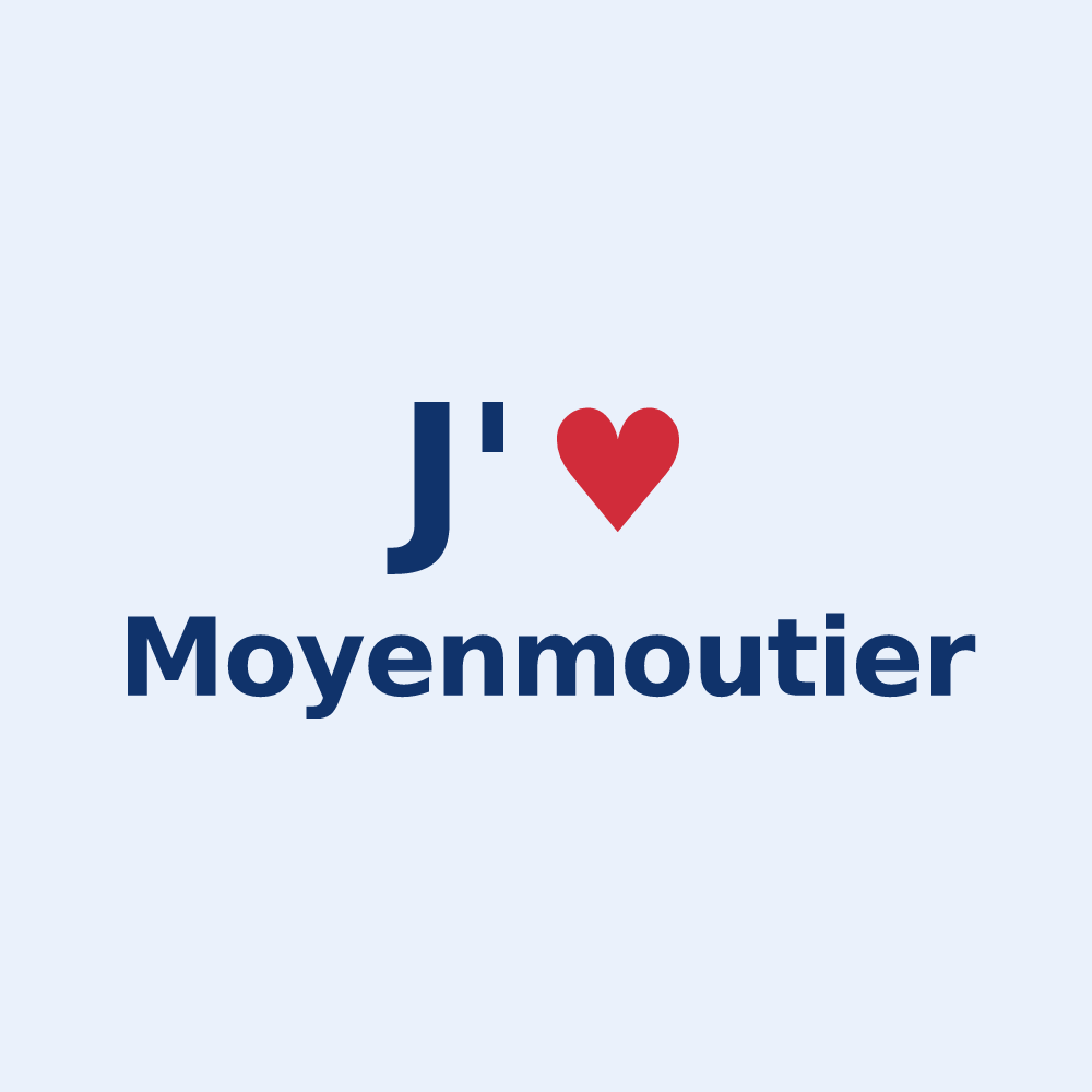 Sticker personnalisé Moyenmoutier — design J'aime Moyenmoutier
