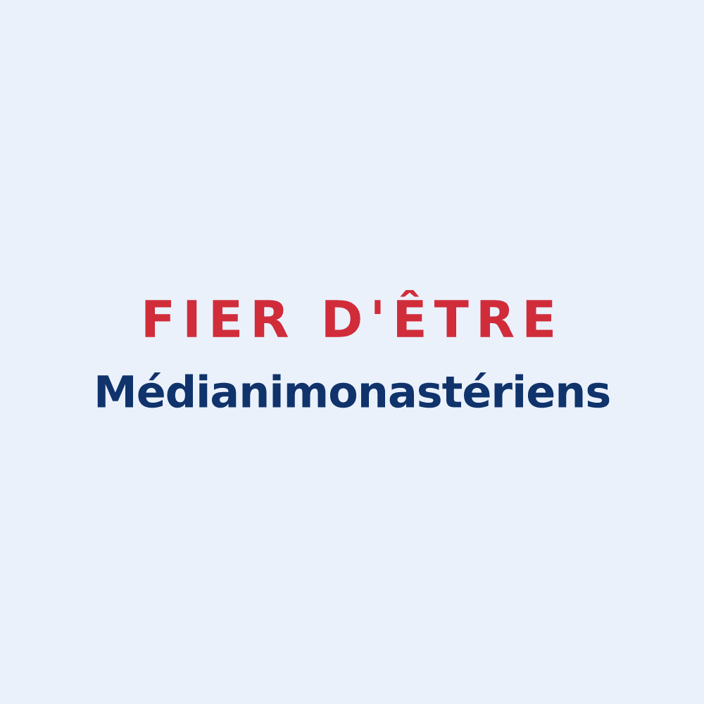 Sticker « Fier d'être Médianimonastériens » — design pour Moyenmoutier