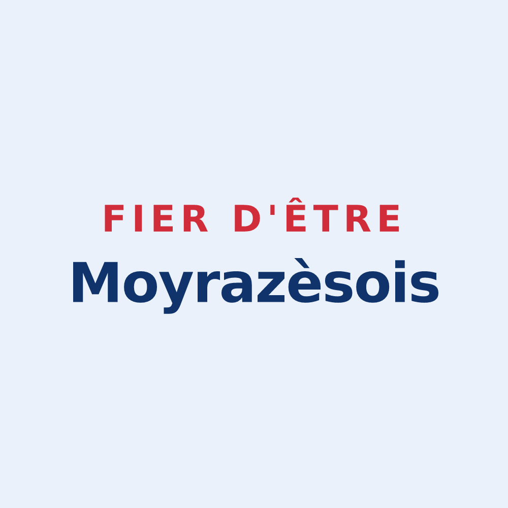 Sticker « Fier d'être Moyrazèsois » — design pour Moyrazès