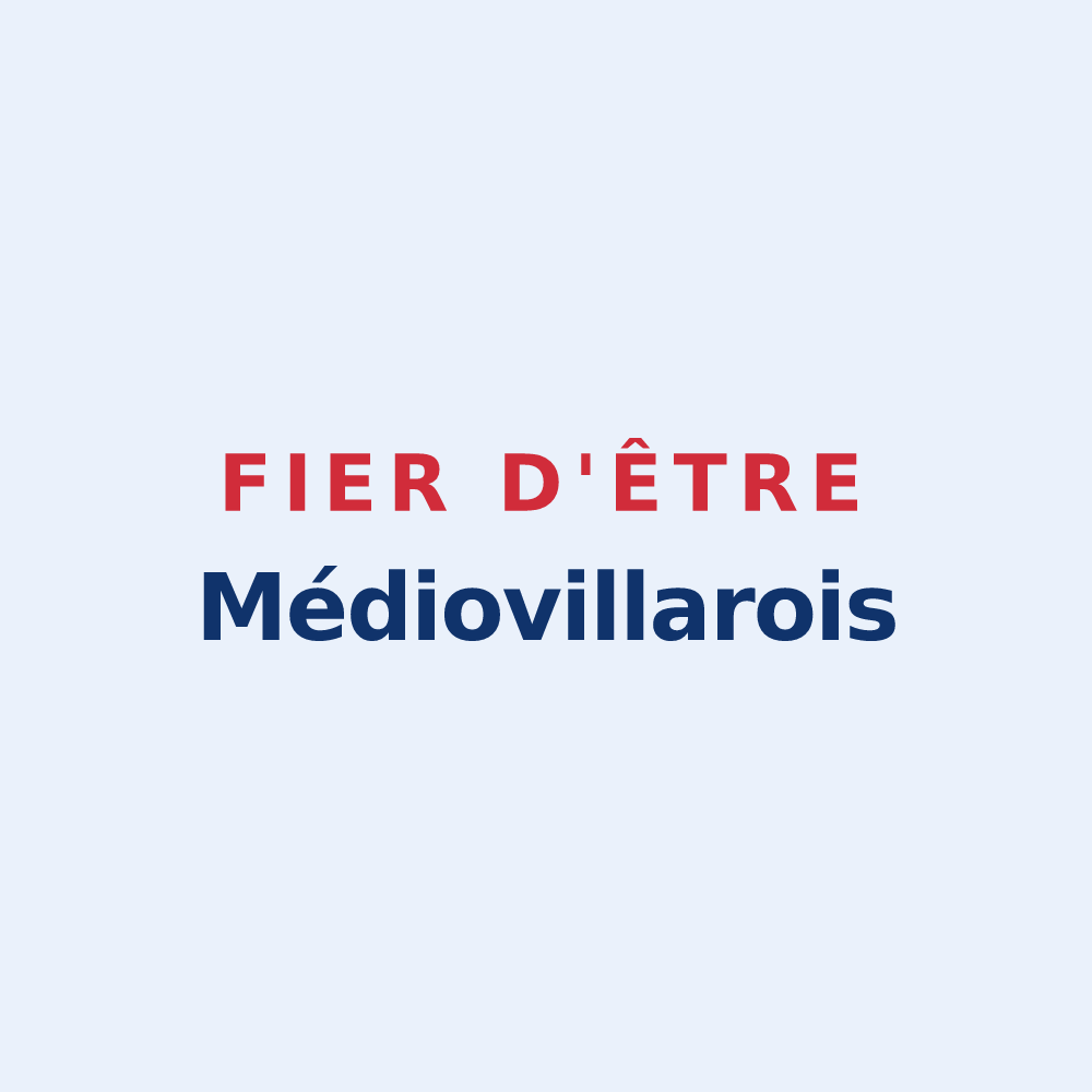 Sticker « Fier d'être Médiovillarois » — design pour Moyvillers