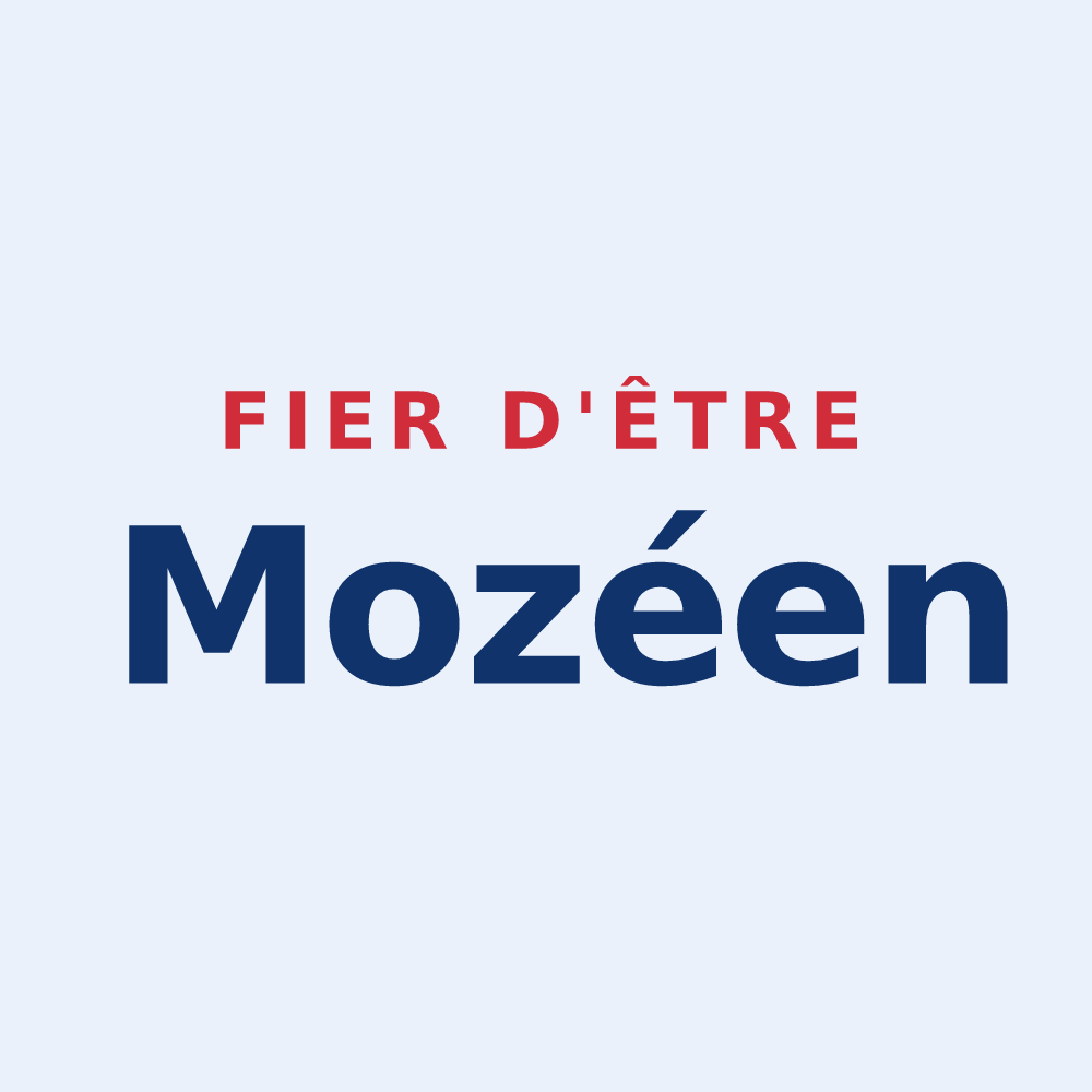 Sticker « Fier d'être Mozéen » — design pour Mozé-sur-Louet