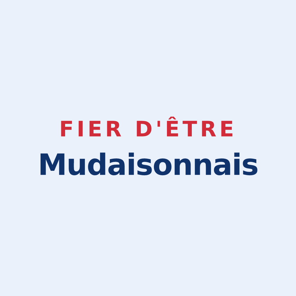 Sticker « Fier d'être Mudaisonnais » — design pour Mudaison