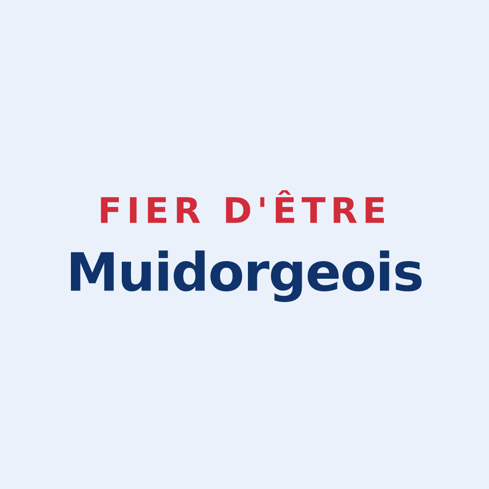 Sticker « Fier d'être Muidorgeois » — design pour Muidorge