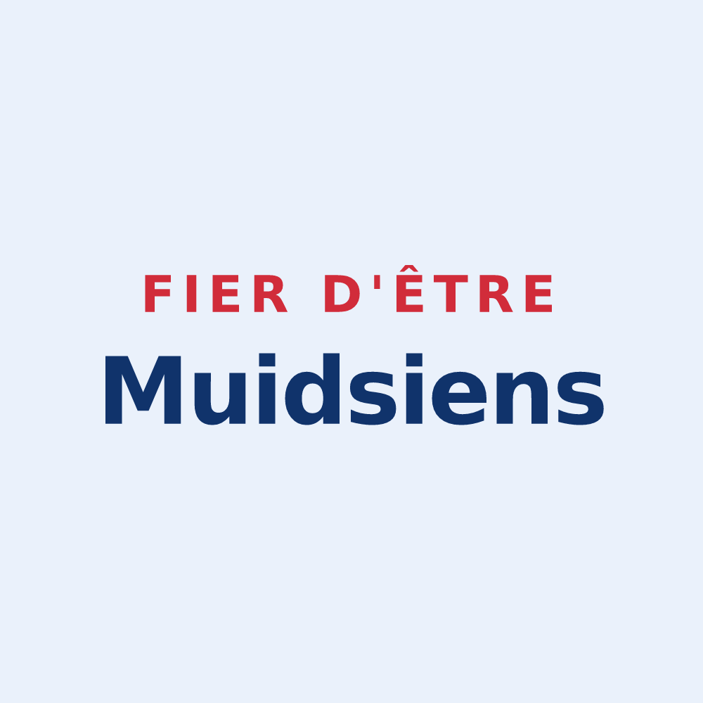 Sticker « Fier d'être Muidsiens » — design pour Muids