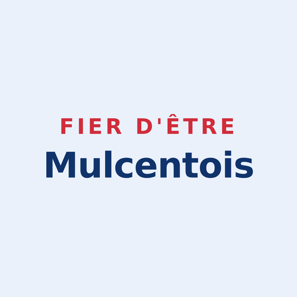 Sticker « Fier d'être Mulcentois » — design pour Mulcent