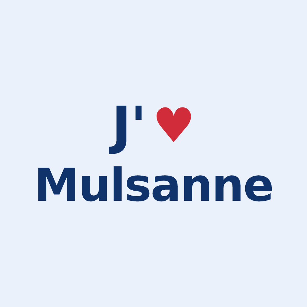 Sticker personnalisé Mulsanne — design J'aime Mulsanne