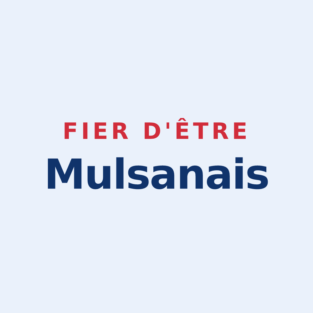 Sticker « Fier d'être Mulsanais » — design pour Mulsans