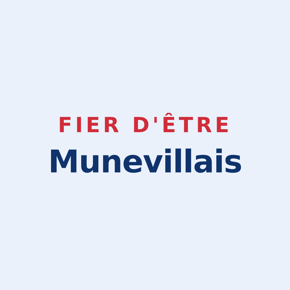 Sticker « Fier d'être Munevillais » — design pour Muneville-sur-Mer