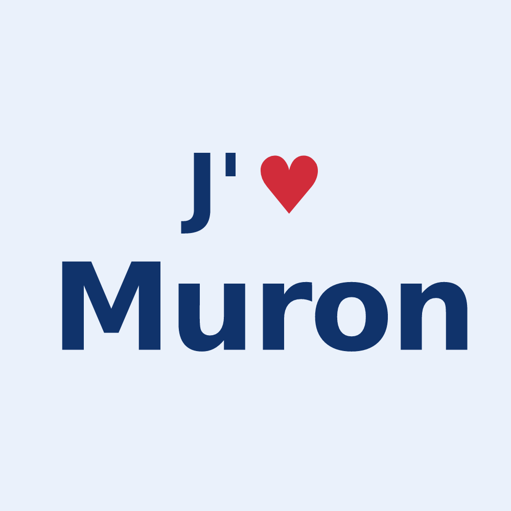 Sticker personnalisé Muron — design J'aime Muron