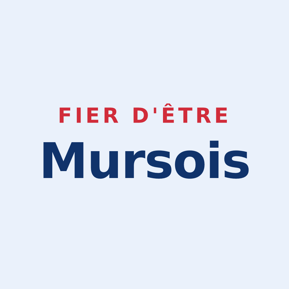 Sticker « Fier d'être Mursois » — design pour Murs