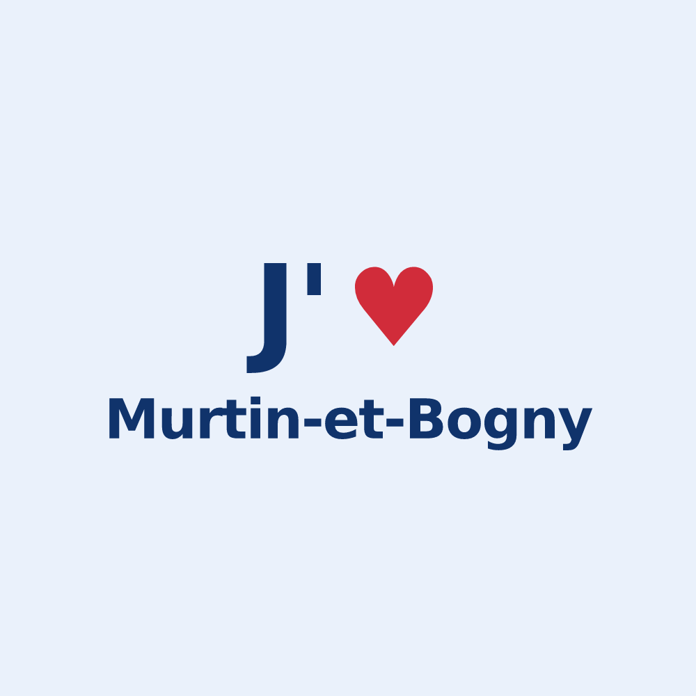 Sticker personnalisé Murtin-et-Bogny — design J'aime Murtin-et-Bogny