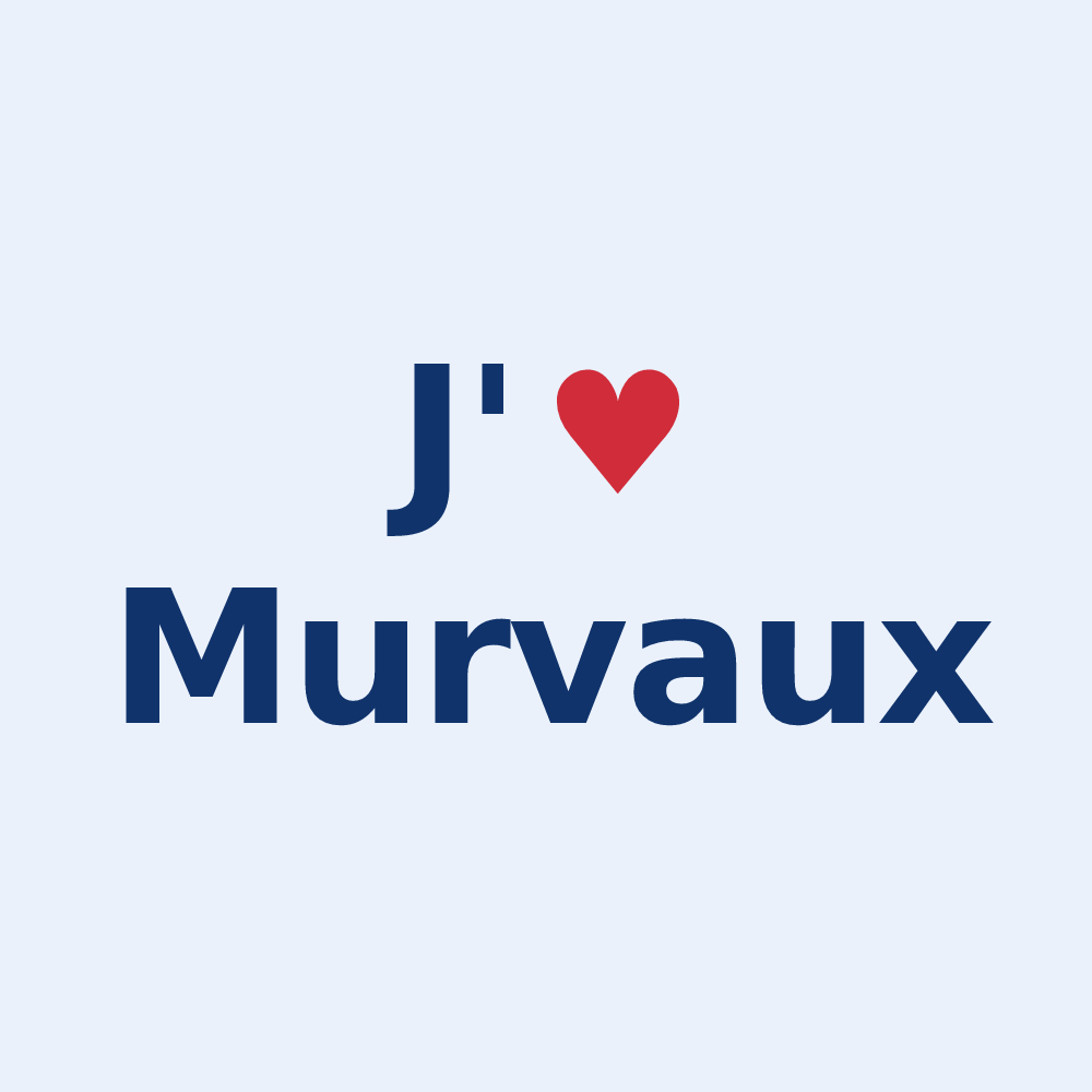 Sticker personnalisé Murvaux — design J'aime Murvaux