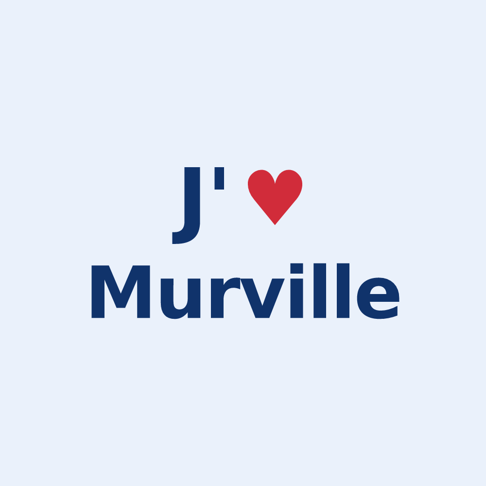 Sticker personnalisé Murville — design J'aime Murville