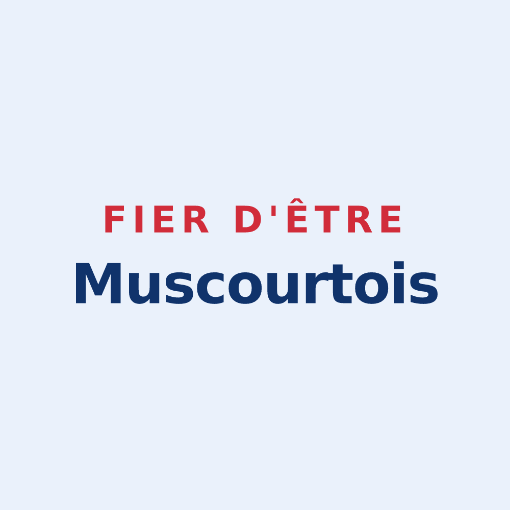 Sticker « Fier d'être Muscourtois » — design pour Muscourt