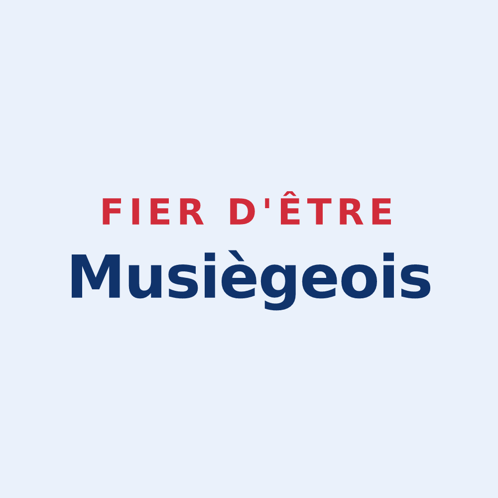 Sticker « Fier d'être Musiègeois » — design pour Musièges