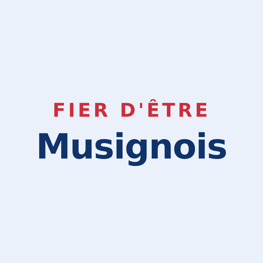 Sticker « Fier d'être Musignois » — design pour Musigny