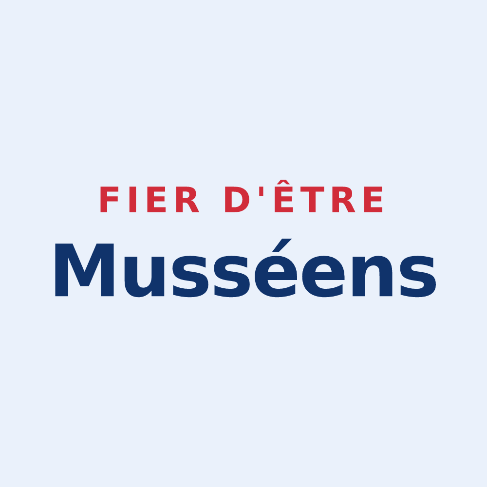 Sticker « Fier d'être Musséens » — design pour Mussy-sur-Seine