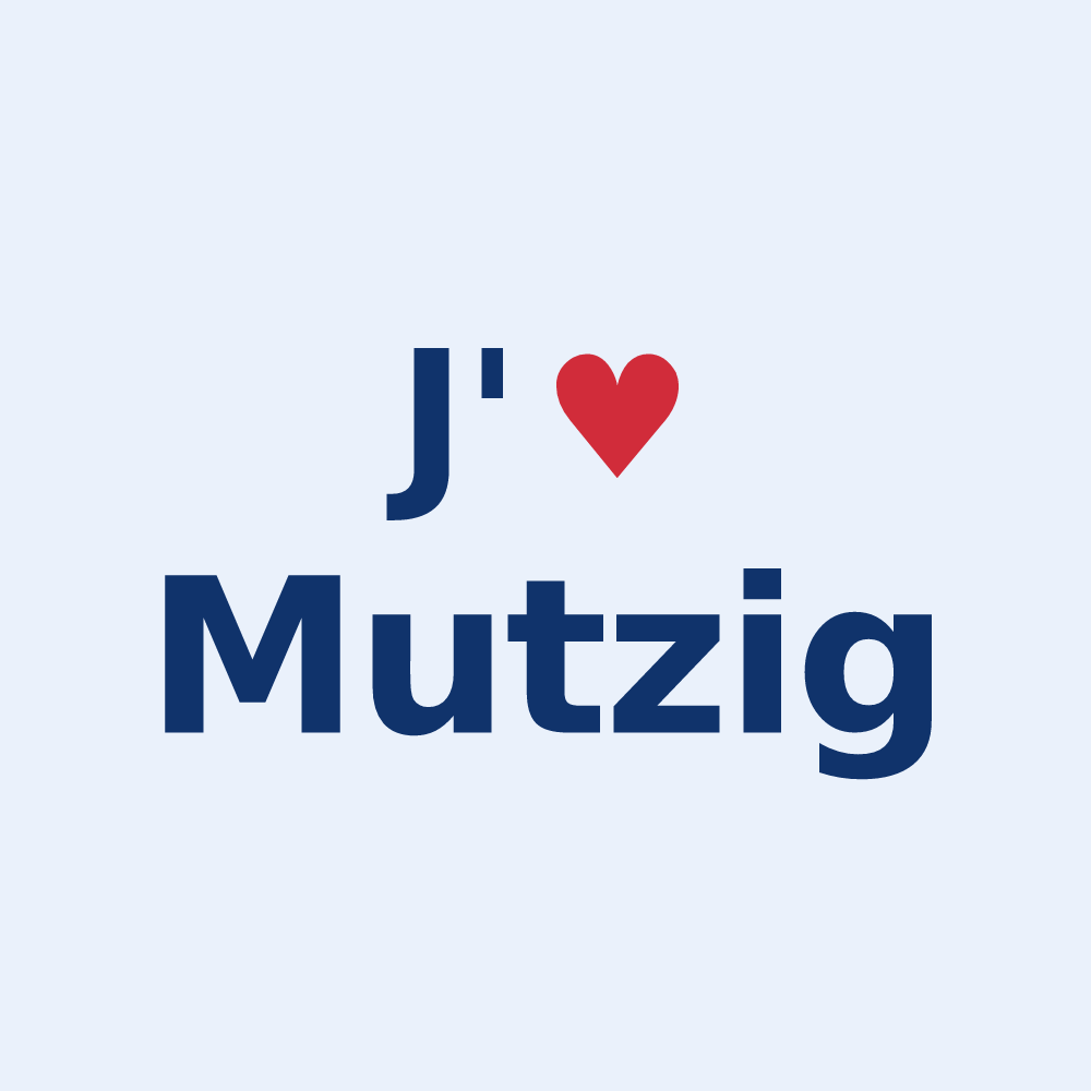 Sticker personnalisé Mutzig — design J'aime Mutzig