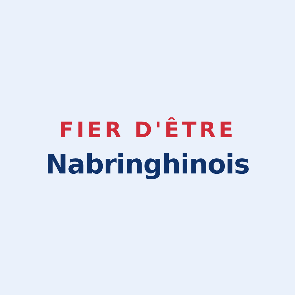 Sticker « Fier d'être Nabringhinois » — design pour Nabringhen