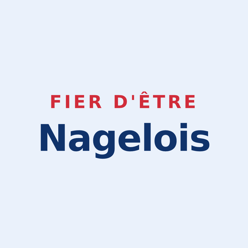 Sticker « Fier d'être Nagelois » — design pour Nagel-Séez-Mesnil