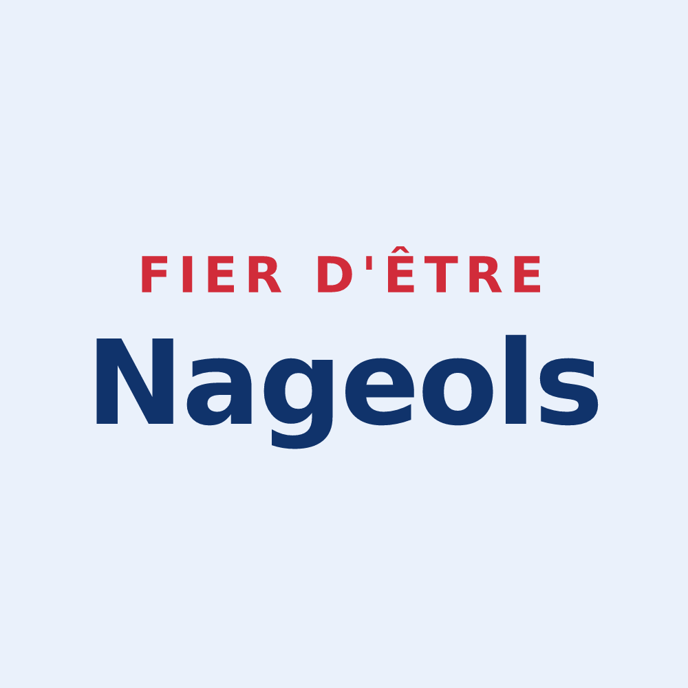 Sticker « Fier d'être Nageols » — design pour Nages