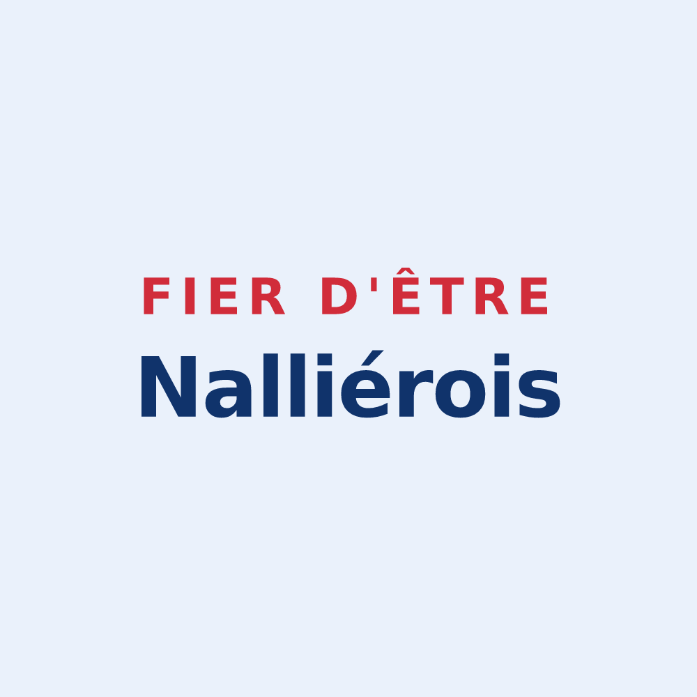Sticker « Fier d'être Nalliérois » — design pour Nalliers