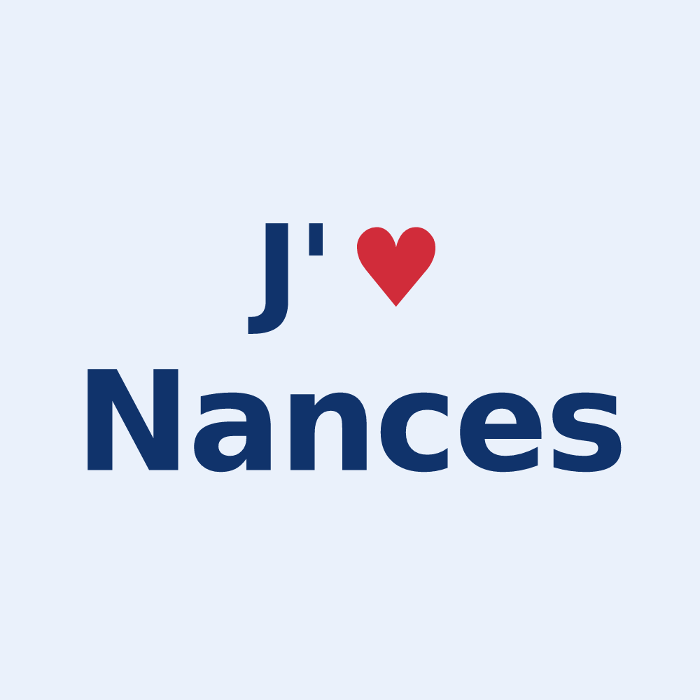 Sticker personnalisé Nances — design J'aime Nances