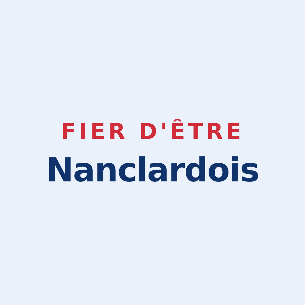 Sticker « Fier d'être Nanclardois » — design pour Nanclars