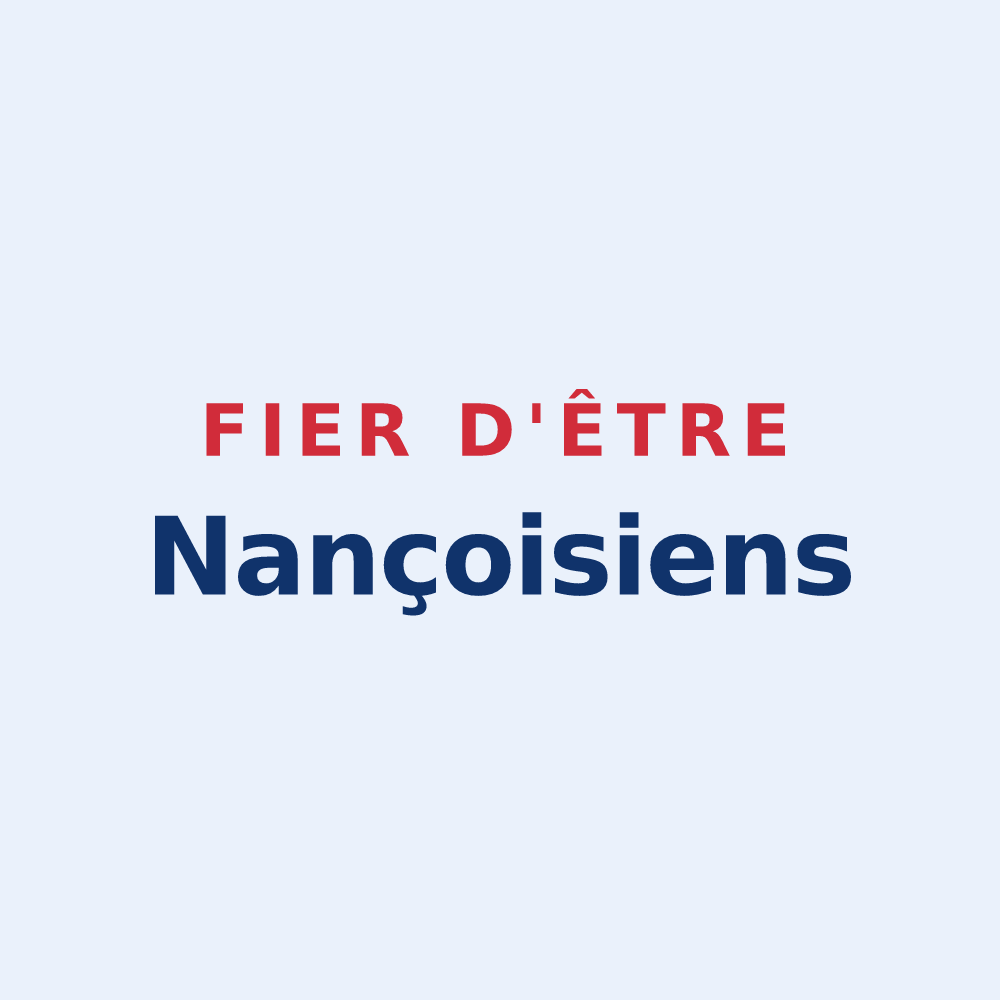 Sticker « Fier d'être Nançoisiens » — design pour Nançois-sur-Ornain