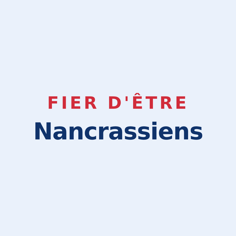 Sticker « Fier d'être Nancrassiens » — design pour Nancras