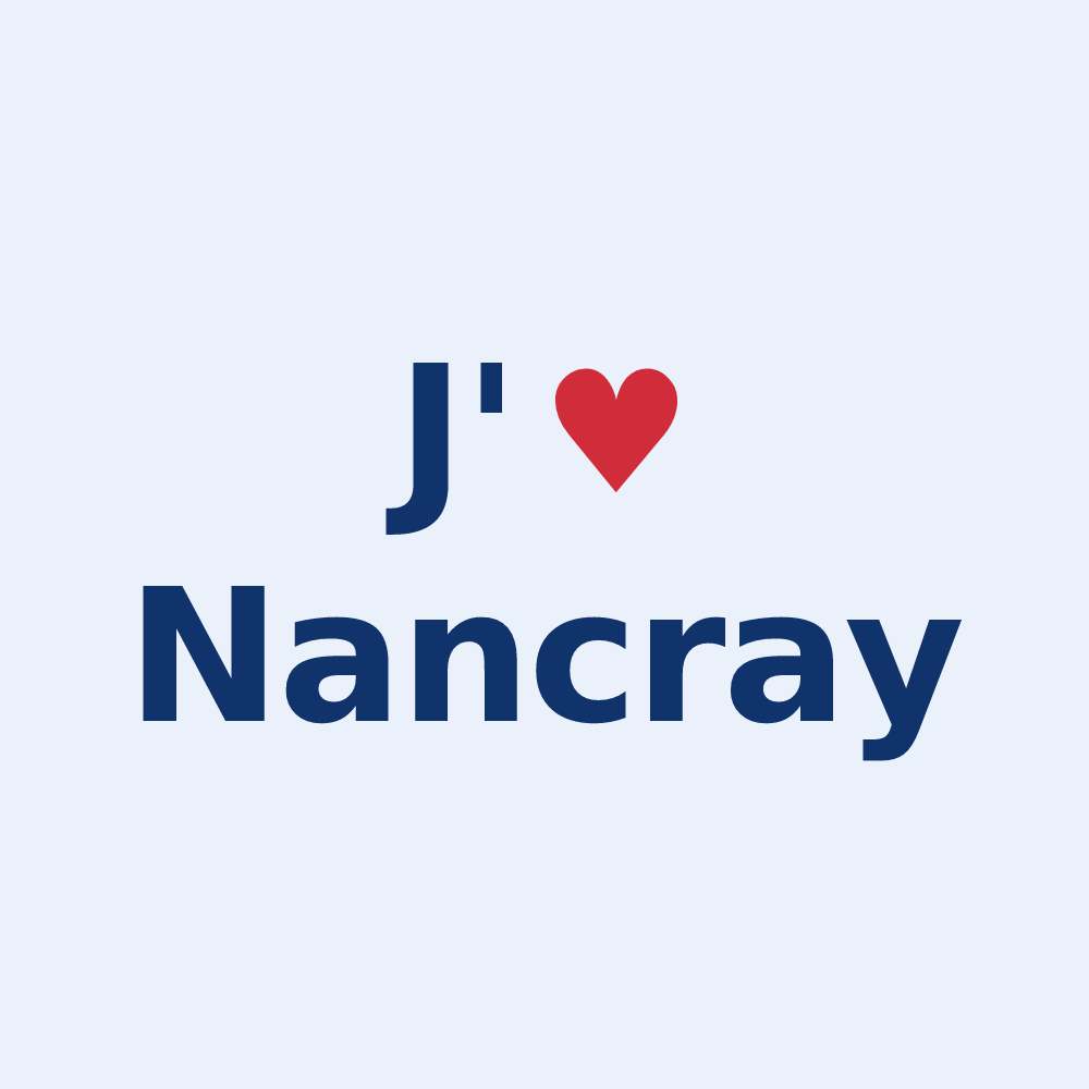 Sticker personnalisé Nancray — design J'aime Nancray