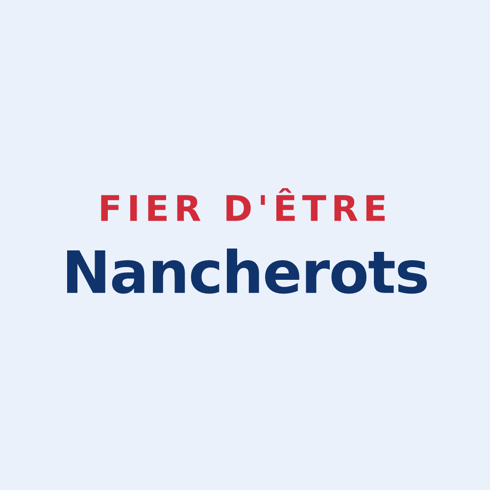 Sticker « Fier d'être Nancherots » — design pour Nancy-sur-Cluses