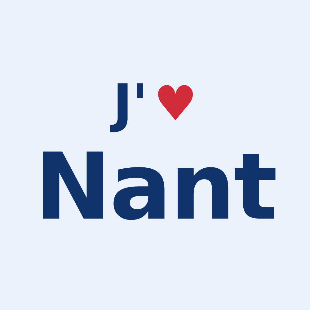 Sticker personnalisé Nant — design J'aime Nant