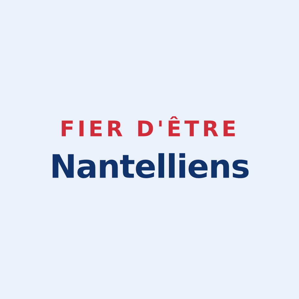 Sticker « Fier d'être Nantelliens » — design pour Nanteau-sur-Lunain