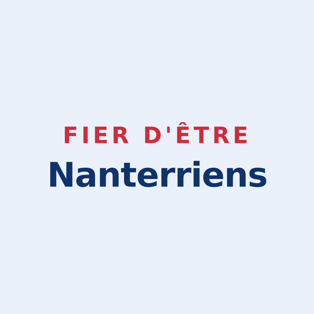 Sticker « Fier d'être Nanterriens » — design pour Nanterre