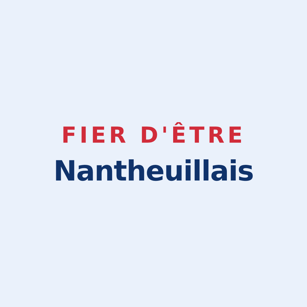 Sticker « Fier d'être Nantheuillais » — design pour Nantheuil