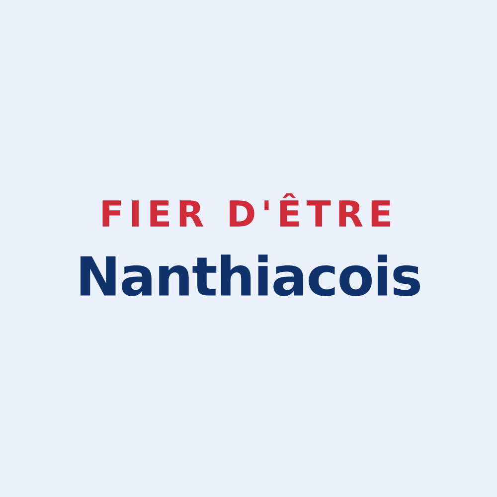 Sticker « Fier d'être Nanthiacois » — design pour Nanthiat
