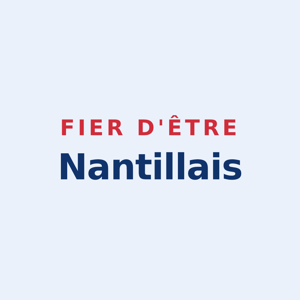 Sticker « Fier d'être Nantillais » — design pour Nantillé