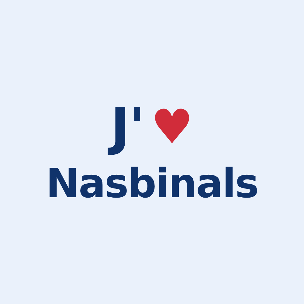 Sticker personnalisé Nasbinals — design J'aime Nasbinals