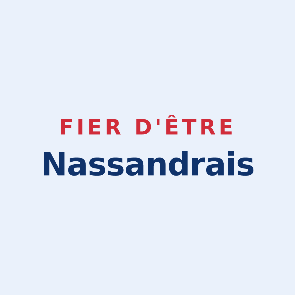 Sticker « Fier d'être Nassandrais » — design pour Nassandres sur Risle