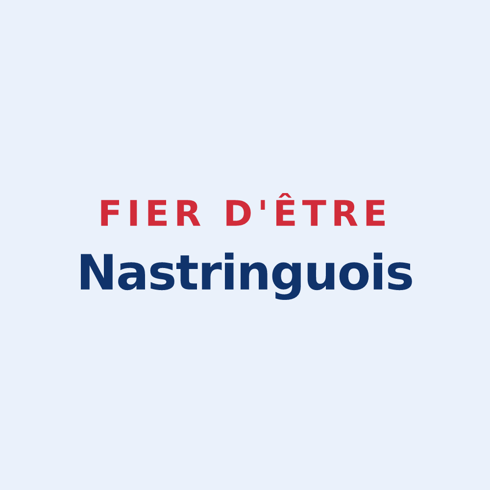 Sticker « Fier d'être Nastringuois » — design pour Nastringues