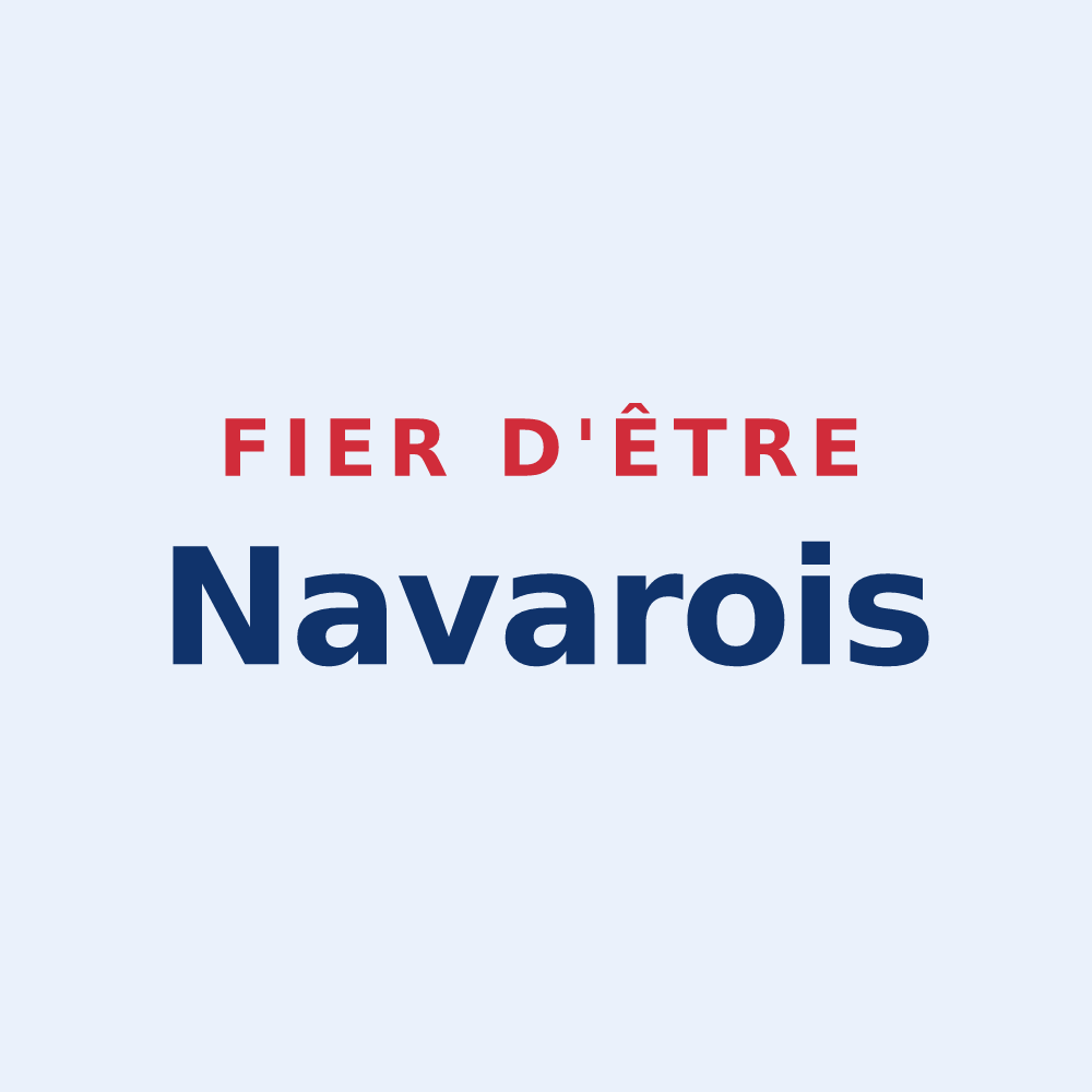 Sticker « Fier d'être Navarois » — design pour Naves