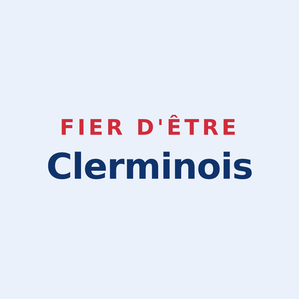 Sticker « Fier d'être Clerminois » — design pour Navour-sur-Grosne