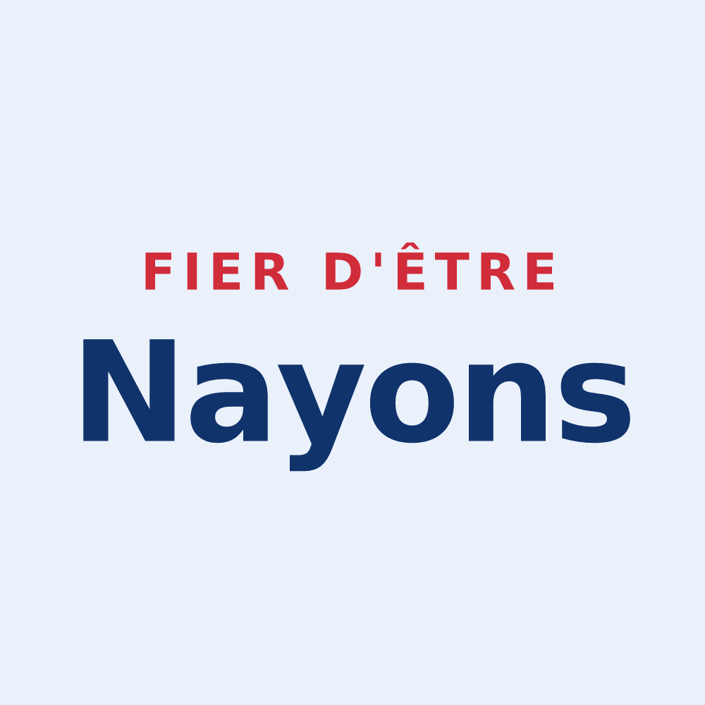 Sticker « Fier d'être Nayons » — design pour Nay