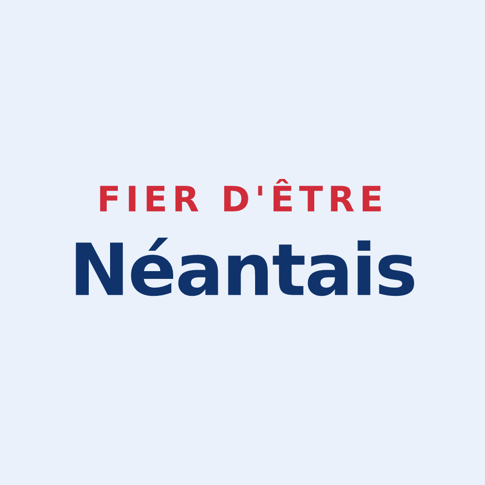 Sticker « Fier d'être Néantais » — design pour Néant-sur-Yvel