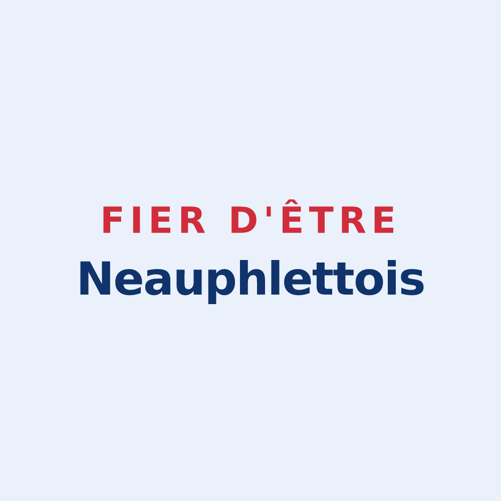 Sticker « Fier d'être Neauphlettois » — design pour Neauphlette