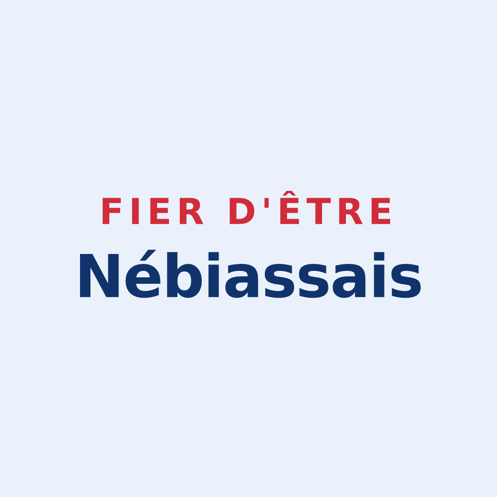 Sticker « Fier d'être Nébiassais » — design pour Nébias