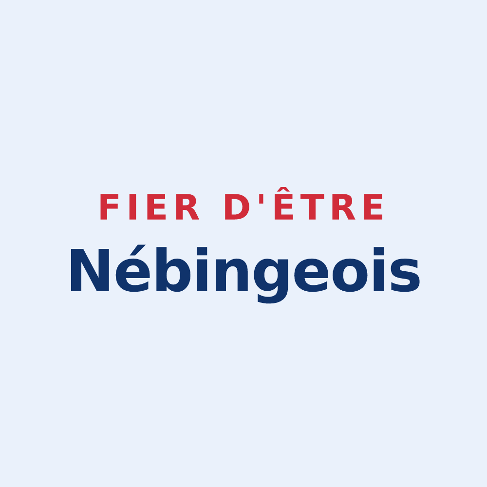 Sticker « Fier d'être Nébingeois » — design pour Nébing