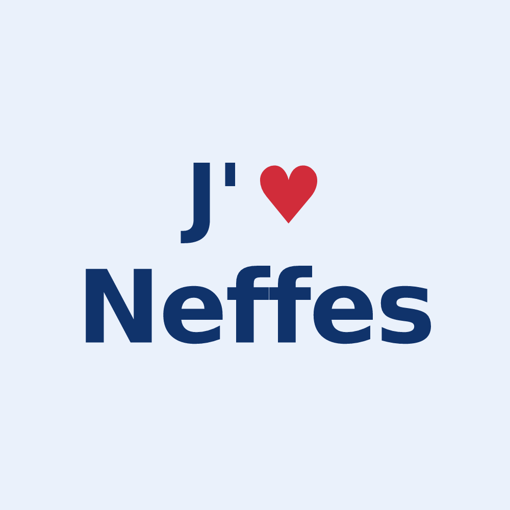 Sticker personnalisé Neffes — design J'aime Neffes