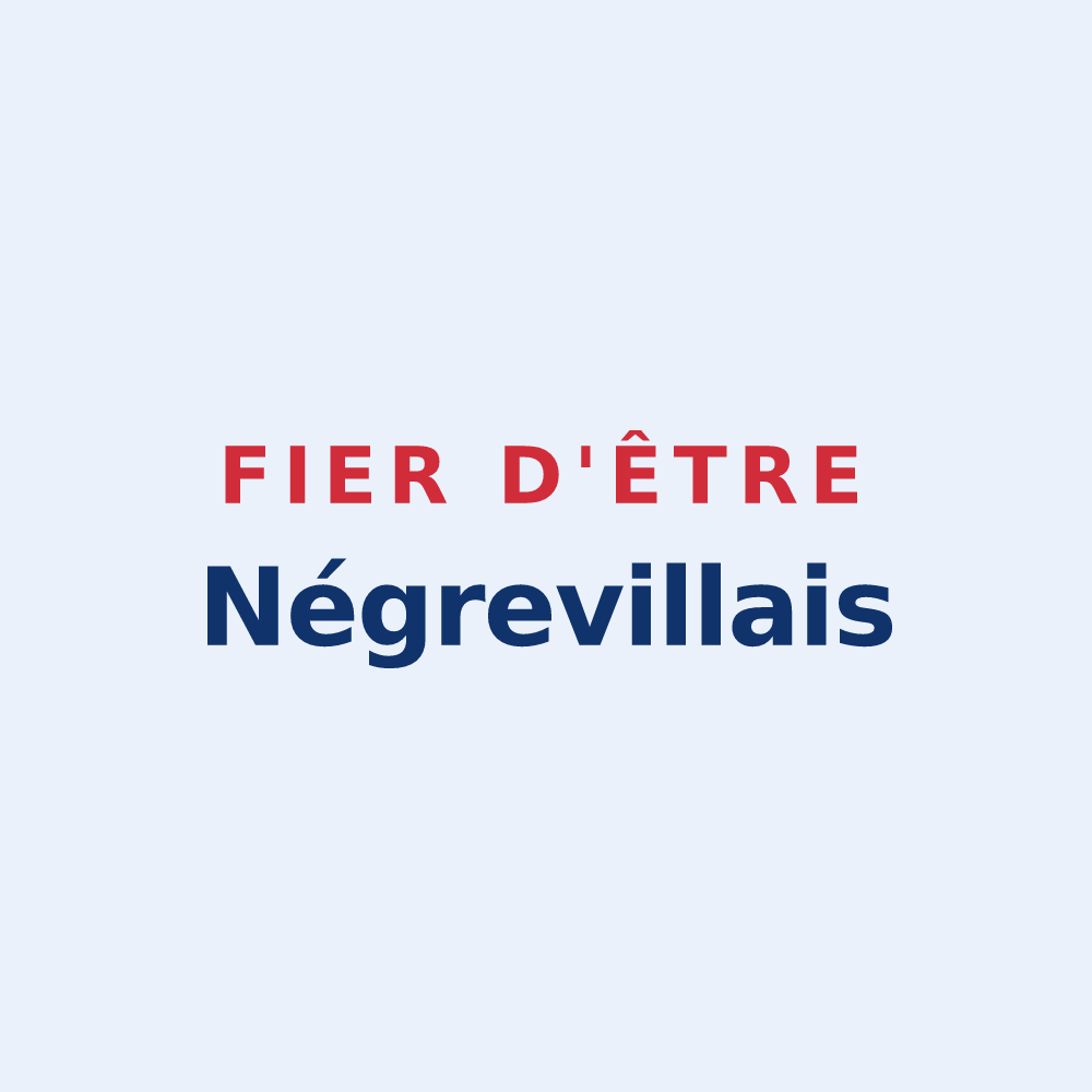 Sticker « Fier d'être Négrevillais » — design pour Négreville